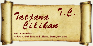 Tatjana Cilikan vizit kartica